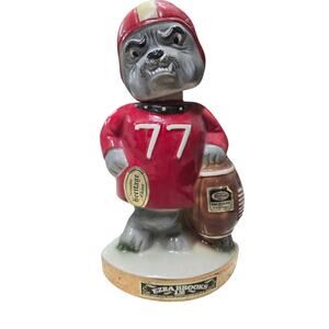 Vintage Ezra books whiskey bottle